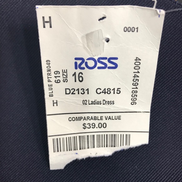 Nice Dress NWT, Size 16 Red, White and Blue - Picture 4 of 6